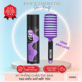 Xịt Phồng Chân Tóc BABI Tạo Kiểu Giữ Nếp Tóc Set & Keep Spray Mềm Mại Giữ Độ Phồng Tự Nhiên
