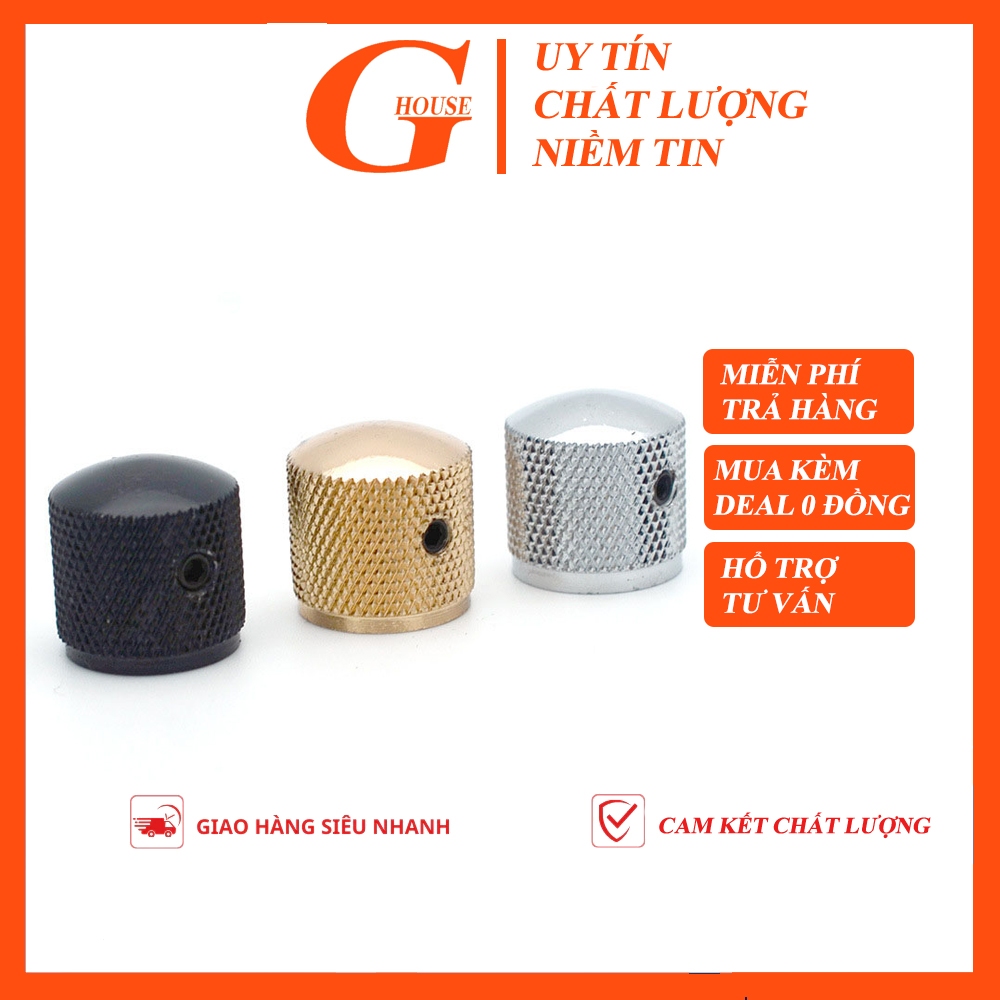 Núm volume Đàn Guitar Electric kim loại có lục giác I Núm Vặn Âm Thanh Cho Đàn Guitar Electric
