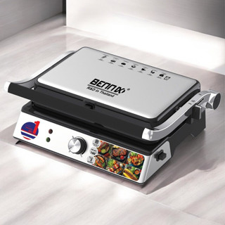 Máy Kẹp Nướng Bánh Mỳ, Bếp Nướng Điện BENNIX BN-901EG, 2200W, Bảo hành 12 tháng