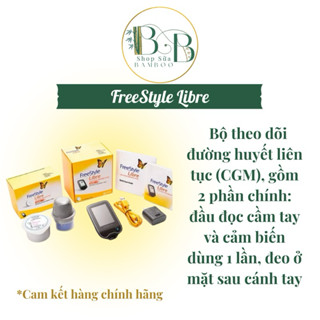  Đầu đọc cầm tay và bộ cảm biến đo đường huyết liên tục FreeStyle Libre 