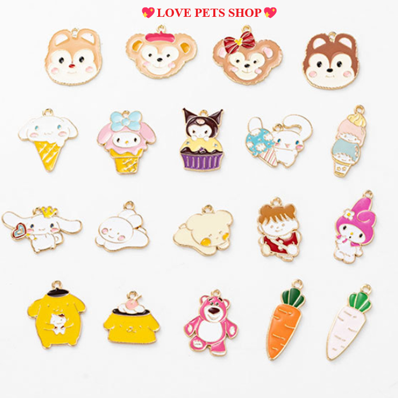 Mặt dây chuyền hợp kim nhiều họa tiết - Love Pets Shop