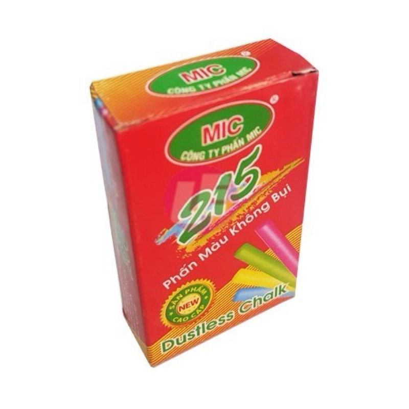 Phấn màu 10 viên không bụi Mic (Hộp 10 Viên)