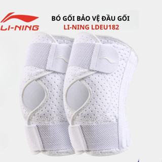 Bó gối thể thao bảo vệ đầu gối Li-ning, bảo vệ xương bánh chè dành cho chạy bộ cầu lông bóng chuyền vận động mã LDEU182