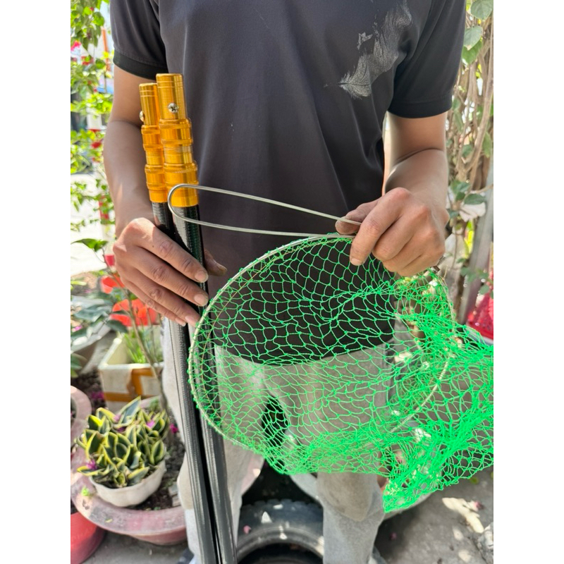 Cần vợt xịn 3.2m 1 vợt và 1 chỉa tháo rời được