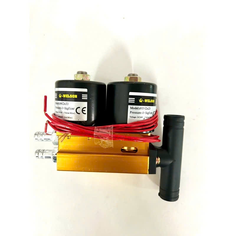 Van xả đôi mở nắp máy hút chân không loại 1 buồng hút DZQ400,500,600