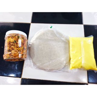 COMBO Bánh Tráng Phơi Sương 500g - Muối Tôm Hành Phi - Túi bơ béo 100g SIÊU NGON - ĂN LÀ MÊ