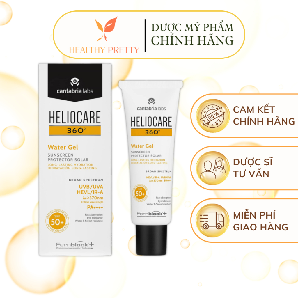 [HELIOCARE] Kem Chống Nắng - Heliocare Water Gel 360 SPF50 50ml