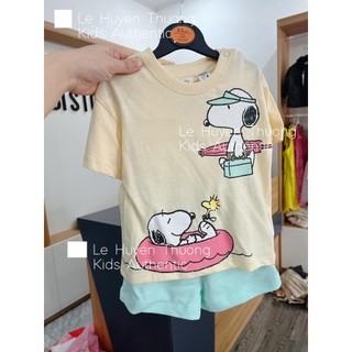 [hm auth] set bộ hè cộc tay cotton quần áo HM AUTH