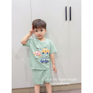 [hm auth] set bộ hè cộc tay cotton quần áo HM AUTH