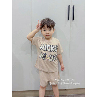 [hm auth] set bộ hè cộc tay cotton quần áo HM AUTH
