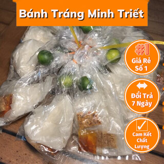 [10b] Bánh tráng vò phơi sương sate muối nhuyễn siêu cay Tây Ninh loại 1