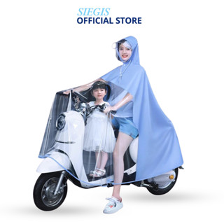Áo mưa nửa trước trong suốt cho Mẹ và Bé - Áo Mưa Đi Xe Máy Bảo Vệ Toàn Diện Và Che Mưa Cao Cấp Mẫu Mới - DidoogltHC
