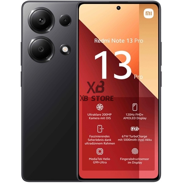 Điện thoại Xiaomi Redmi Note 13 Pro (4G) 8/128GB Chính Hãng Helio G99 Ultra | BigBuy360 - bigbuy360.vn
