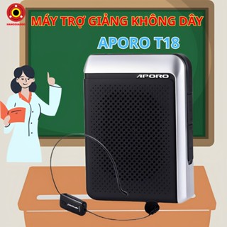 Máy Trợ Giảng APORO T18 UFH - Kết Nối Xa Ổn Định, Công Suất Cao 30W, Âm Thanh To Rõ, Pin Trâu