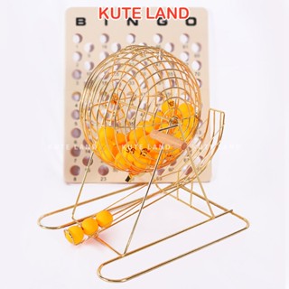   Cỡ Đại  Lồng cầu quay xổ số bốc thăm trúng thưởng cao 44 cm kim loại - Trò chơi lô tô sự kiện may mắn sang trọng 