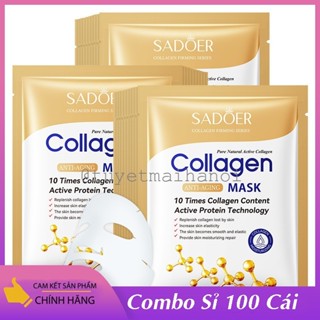  Combo Sỉ 100 Miếng Mặt Nạ Collagen Sadoer - Dưỡng Ẩm Mờ Nếp Nhăn Chống Lão Hóa Làm Sáng Da 