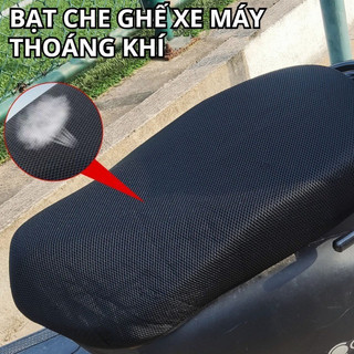 Vỏ Bọc Yên Xe Đệm Lưới 3D Thông Gió, Chịu Nhiệt Tốt- Áo Lưới Bọc Yên Xe Máy Chống Nóng Yên Xe
