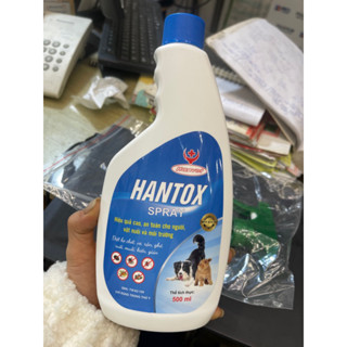 Hantox Spray 500ml phòng ve, bọ chét, rận ghẻ 500ml