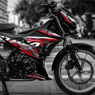 Tem rời Satria đỏ đen HOT 2025