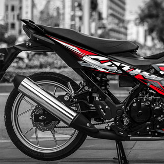 Tem rời Satria đỏ đen HOT 2025