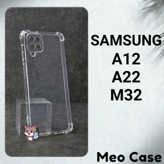 Ốp lưng Samsung A12, A22, M32 4G|5G Meocase trơn chống va đập | Ốp điện thoại SS galaxy dẻo bảo vệ camera đt sámung