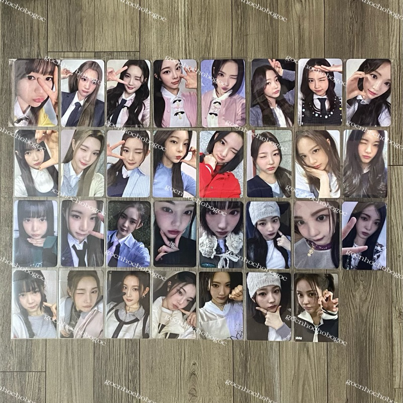 Photocard thẻ ảnh bo góc H2H Hearts2Hearts Jiwoo Carmen Ian Yuha Juun Stella Yeon Ana chính hãng