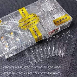 Móng úp hạt gạo dài HSM kim cương chính hãng