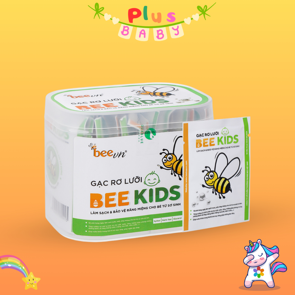 Gạc rơ lưỡi Bee Kids cho bé