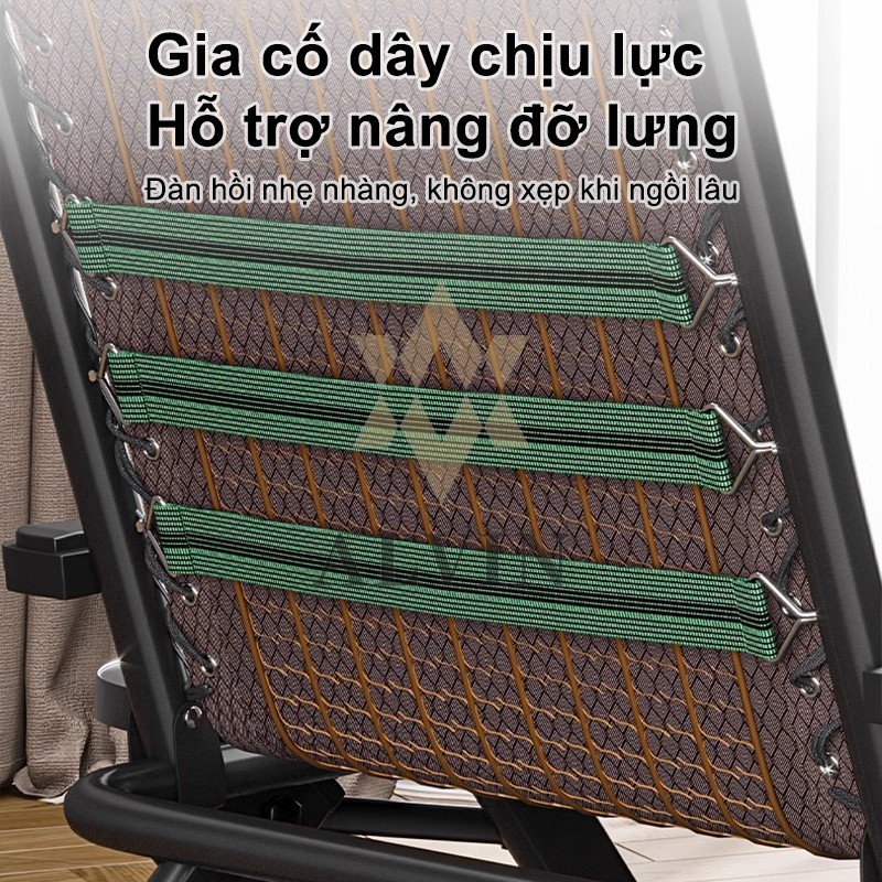 ALVIN Ghế Lười Ghế Gấp Gọn Bằng Mây - Ghế Nghỉ Trưa Đa Năng Cho Văn Phòng Ban Công Nhà Ở Tiện Lợi | BigBuy360 - bigbuy360.vn