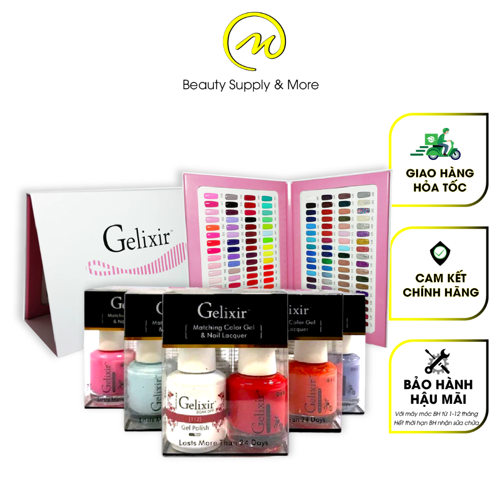 SƠN GELIXIR MỸ🇺🇸 1 Cặp (gồm 1 chai gel 1 chai thường)