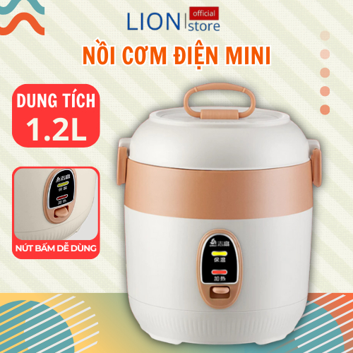 Nồi Cơm Điện Mini Chigo Công Suất 200W, Nấu Lấu, Nấu Cơm, Hầm Cháo, Hấp Luộc Dung Tích 1,2L