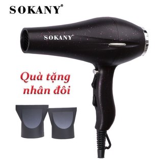 Máy sấy tóc 2 chiều nóng lạnh công suất lớn 2600W SOKANY SK-2218 sấy cực mạnh, nhanh khô, chuẩn salon - HÀNG CHÍNH HÃNG