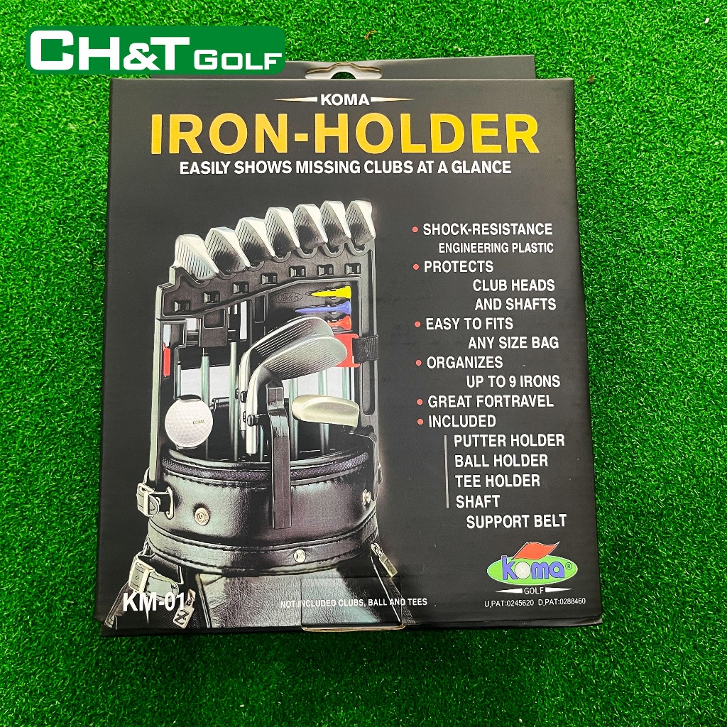 Giá đỡ gậy golf Iron Holder Golf Koma tối đa để được 9 gậy golf các loại