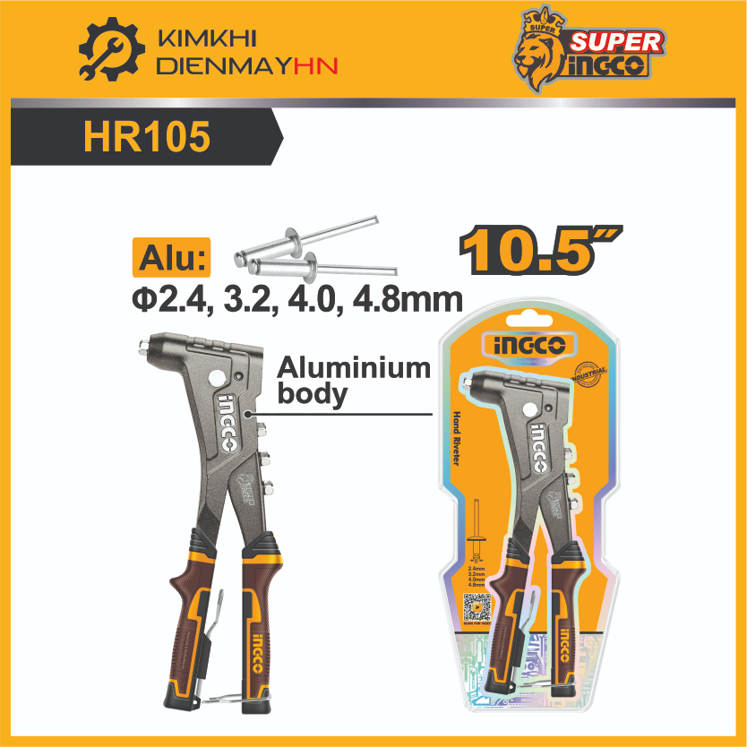 Kìm rút đinh rivet INGCO HRS108, Kìm rút đinh rivet INGCO HR105