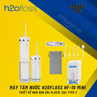 Máy tăm nước H20Floss HF10 MINI / ENPULY M6 Plus mini Kèm vòi thay thế nhỏ gọn kháng nước thuận tiện đi du lịch