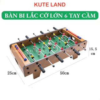  Bàn bi lắc cỡ lớn 6 tay cầm 50x25x16 cm banh lắc bóng đá phù hợp cho bé rèn luyện phản xạ và tư duy BILAC-2 