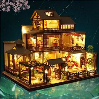 Mô hình nhà gỗ DIY – Biệt thự Nhã Tuyền