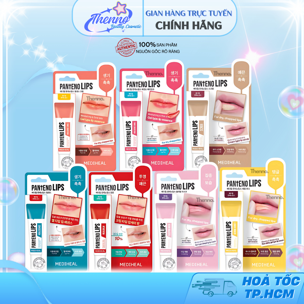 Son Dưỡng Mediheal Giảm Thâm Môi & Nứt Nẻ Môi Hàn Quốc Labocare Panteno Lips 10ml
