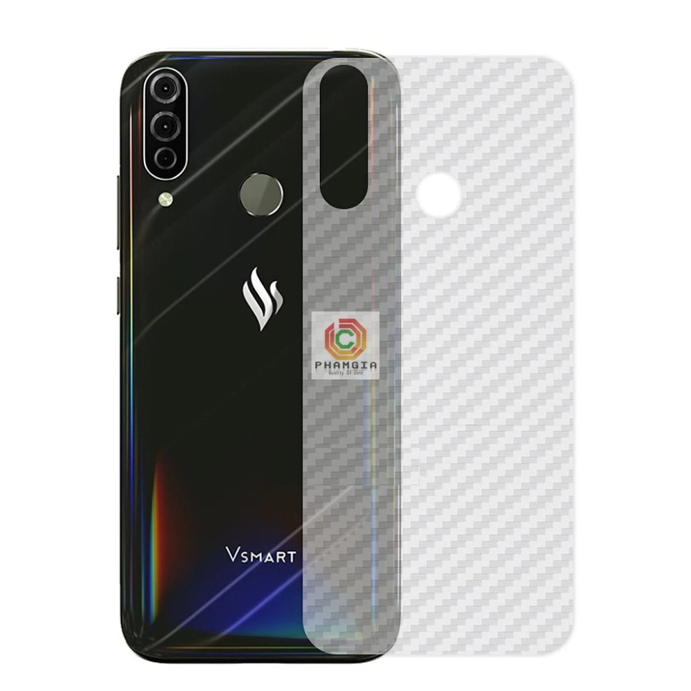 Skin Dán mặt sau carbon Vsmart Joy 3 chuẩn xịn, bền đẹp