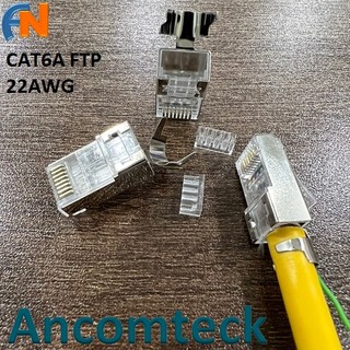 Đầu bấm hạt mạng cat6A-Cat7-Cat8 hãng ancomteck( dùng cho cáp mạng Cat6A- Cat7-Cat8 tiết diện sợi dây từ 0.57mm trở lên)