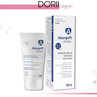 Kem dưỡng ẩm dịu ngứa Allergoff Barrier Cream For Face & Body- Tuýp 75ml tặng son dưỡng