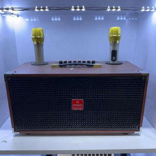  Loa Karaoke Xách Tay ONTEKCO 2652 350W Thùng Gỗ Kèm 2 Micro Hàng Chính Hãng Bảo Hành 12 Tháng 