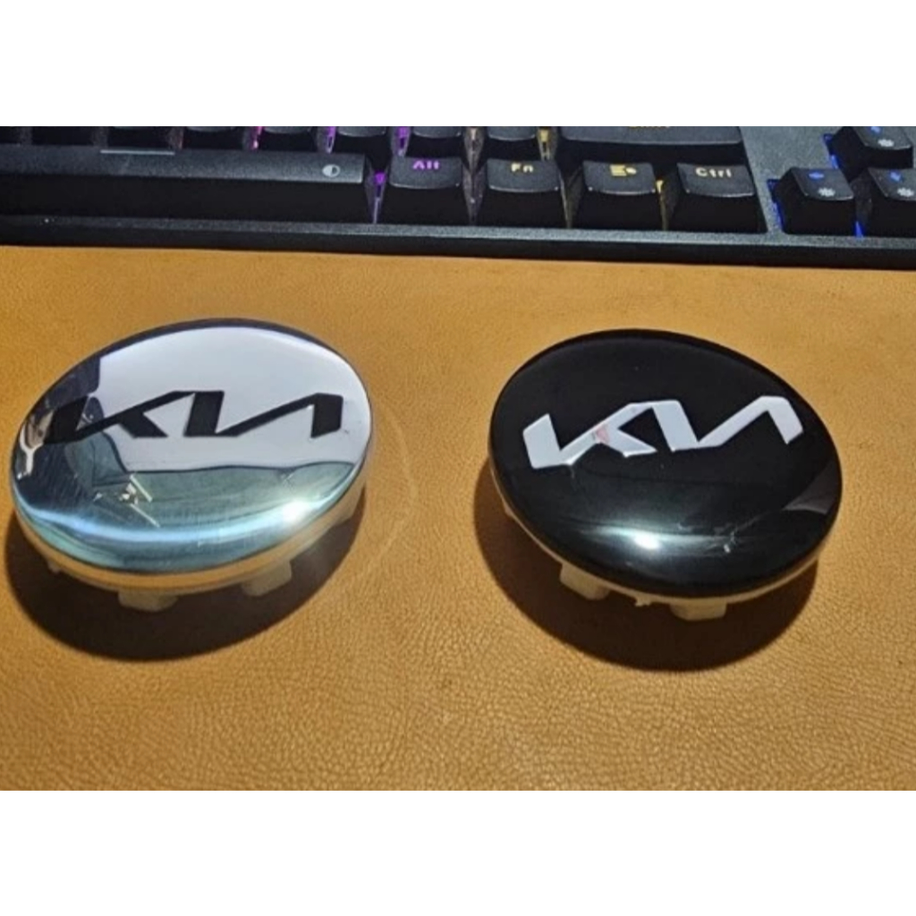 Logo chụp mâm, ốp lazang bánh xe Kia Morning, Picanto, Cerato, Rio, Carens, Sorento, Sedona, Rondo, 