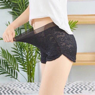 Quần mặc váy ren hoa cúc 2 lớp dầy dặn