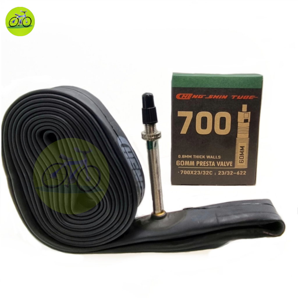 Ruột xe đạp 700c Săm Cheng shin tube 700x23-32c van AV 60mm FV 80mm