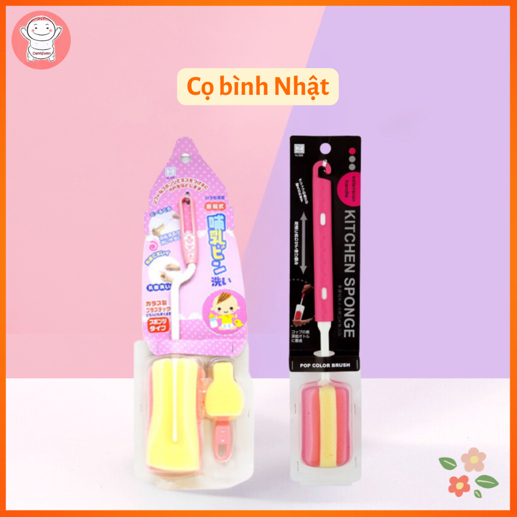 Cọ rửa bình sữa cho bé Nhật Bản