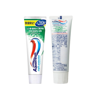 Kem Đánh Răng Aquafresh Nhật 140g Làm Sạch Giúp Răng Trắng Sáng Hơi Thở Thơm Mát