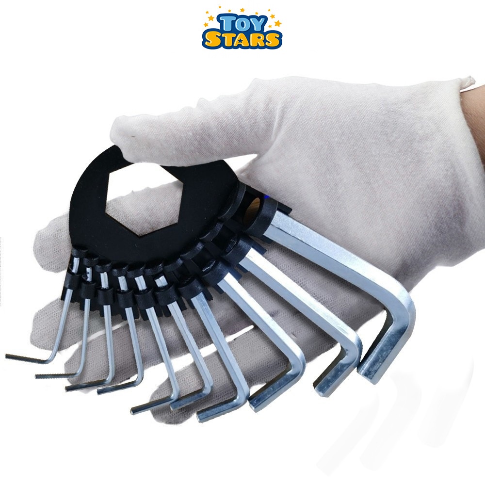 Bộ Lục Giác Mini 8/10 Cây Bỏ Túi Đa Năng Sửa Điện Tử, Điện Thoại, Đồng Hồ, Xe Đạp