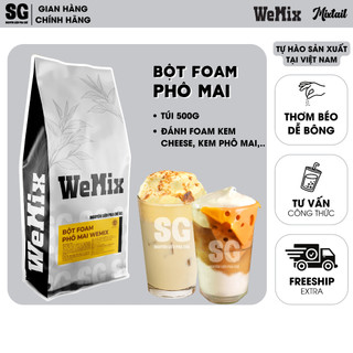  Bột Foam Phô Mai Wemix | Túi 500g | Chuyên dùng cho Milk Foam Kem Cheese | Nguyên Liệu Pha Chế SG 