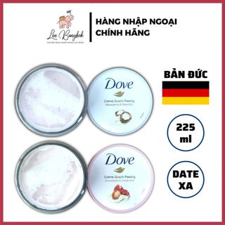   Bản Đức  Tẩy Da Tẩy Tế Bào Chết Body Dove Exfoliating Body Polish Chăm Sóc Da Dưỡng Trắng Cấp Ẩm Maca Lựu Đỏ 225g 